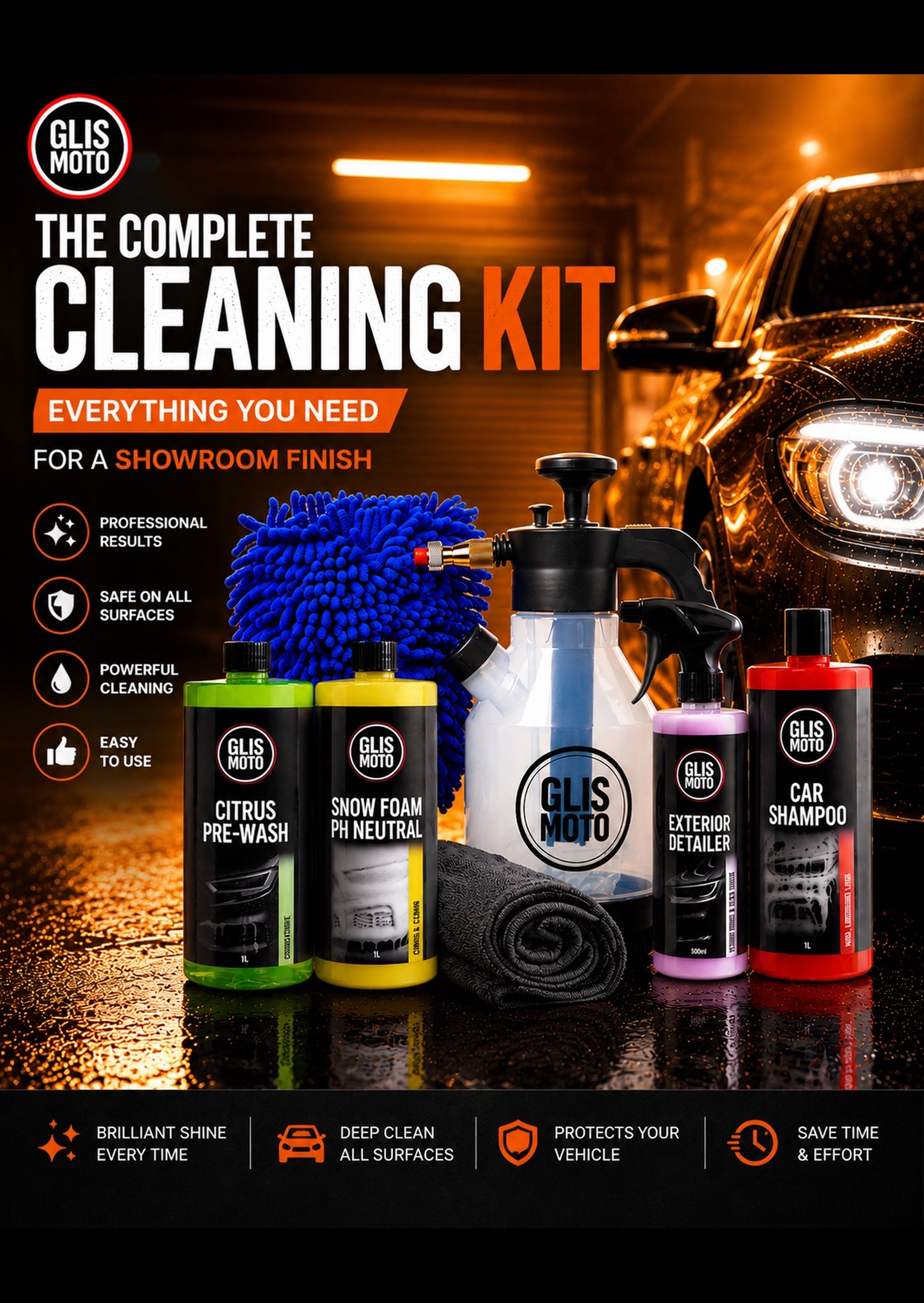 ESSENTIAL WASH & SHINE KIT